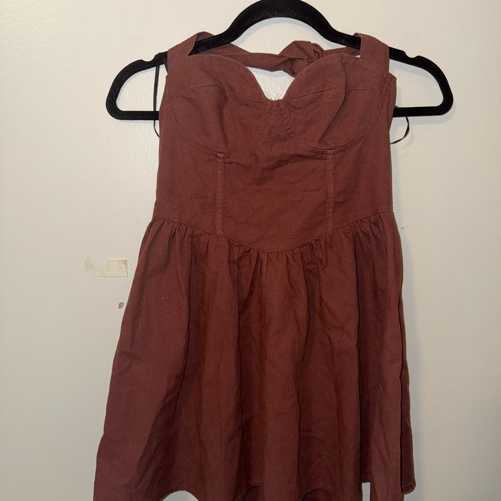 Princess Polly Chocolate Brown Dress